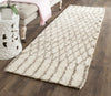 Safavieh Casablanca Shag 860 Ivory/Grey Area Rug Room Scene