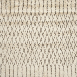 Safavieh Casablanca Shag 860 Ivory/Grey Area Rug Square