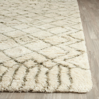 Safavieh Casablanca Shag 894 Ivory/Green Area Rug Detail