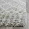Safavieh Casablanca Shag 894 Blue/Ivory Area Rug Detail