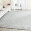 Safavieh Casablanca Shag 894 Blue/Ivory Area Rug Room Scene Feature