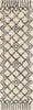 Safavieh Casablanca Shag 894 Ivory/Grey Area Rug Runner