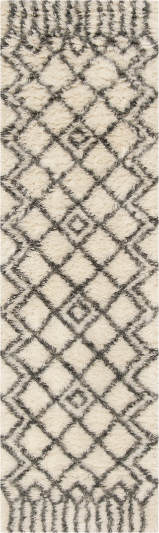 Safavieh Casablanca Shag 894 Ivory/Grey Area Rug Runner