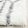 Safavieh Casablanca Shag 894 Ivory/Grey Area Rug Detail
