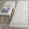 Safavieh Casablanca Shag 894 Ivory/Blue Area Rug Room Scene