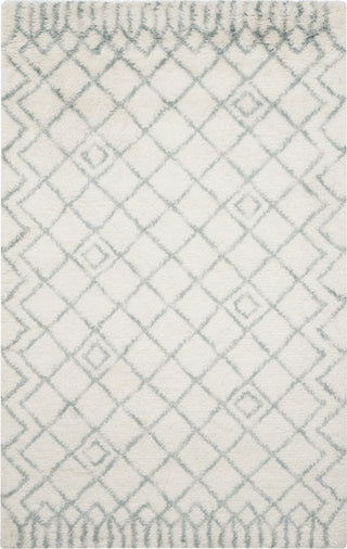 Safavieh Casablanca Shag 894 Ivory/Blue Area Rug main image