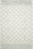 Safavieh Casablanca Shag 894 Ivory/Blue Area Rug Main