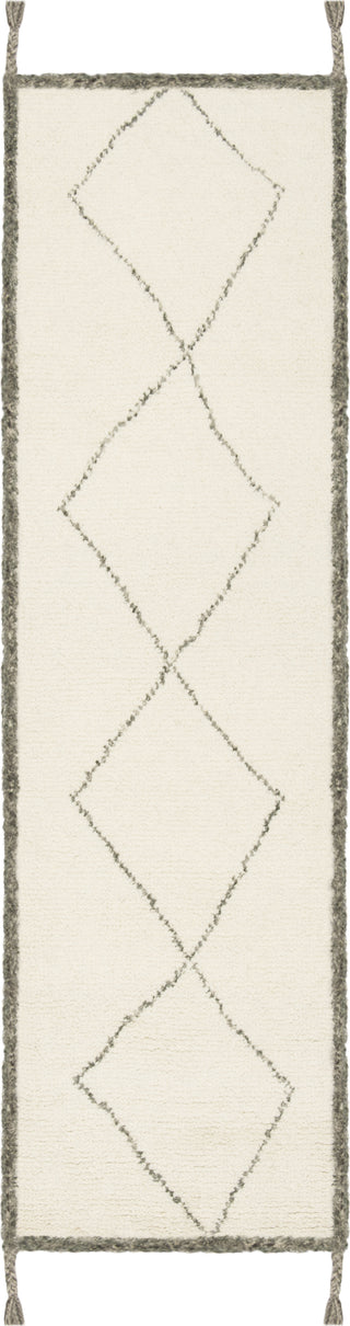 Safavieh Casablanca CSB911 Ivory/Charcoal Area Rug 2' 3'' X 8' Runner