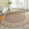 Safavieh Courtyard CY0727 Brown/Natural Area Rug Room Scene Feature