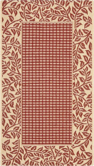 Safavieh Courtyard CY0727 Red/Natural Area Rug main image