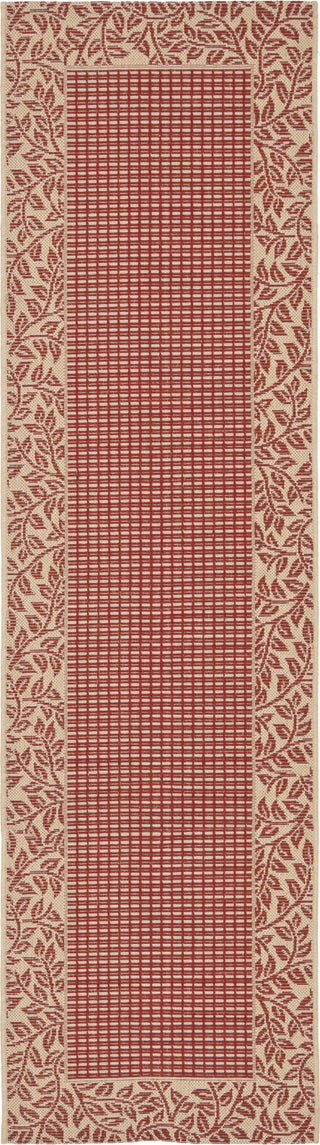 Safavieh Courtyard CY0727 Red/Natural Area Rug 