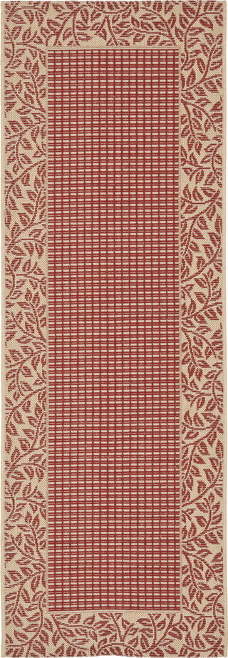 Safavieh Courtyard CY0727 Red/Natural Area Rug 