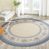 Safavieh Courtyard CY0901 Natural/Blue Area Rug Room Scene Feature