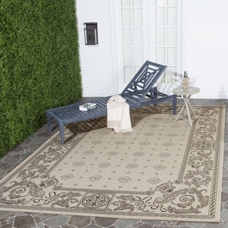 Safavieh Courtyard CY1356 Sand/Black Area Rug 