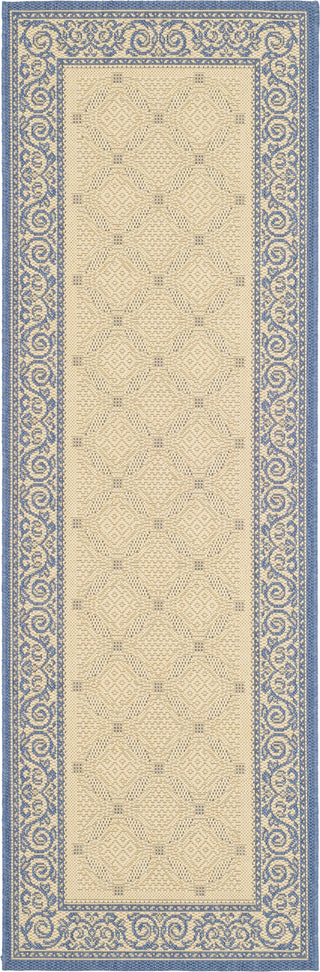 Safavieh Courtyard CY1502 Natural/Blue Area Rug 