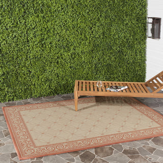 Safavieh Courtyard CY1502 Natural/Terra Area Rug  Feature