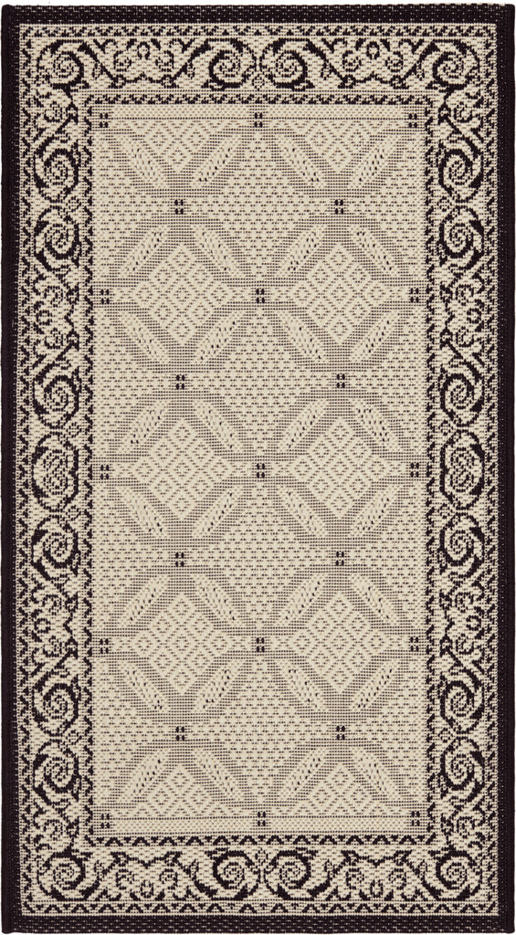 Safavieh Courtyard CY1502 Sand/Black Area Rug main image