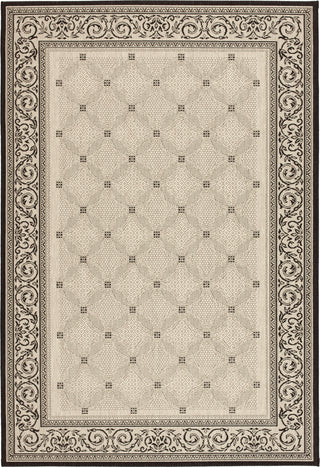 Safavieh Courtyard CY1502 Sand/Black Area Rug 