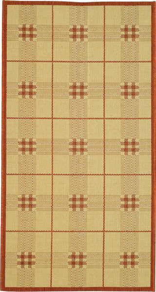 Safavieh Courtyard CY1587 Natural/Terra Area Rug 