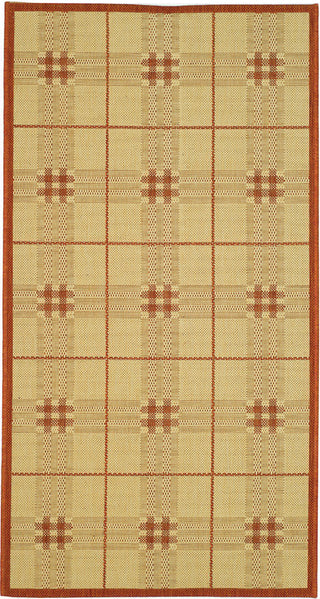 Safavieh Courtyard CY1587 Natural/Terra Area Rug 