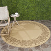 Safavieh Courtyard CY1588 Natural/Brown Area Rug Room Scene Feature
