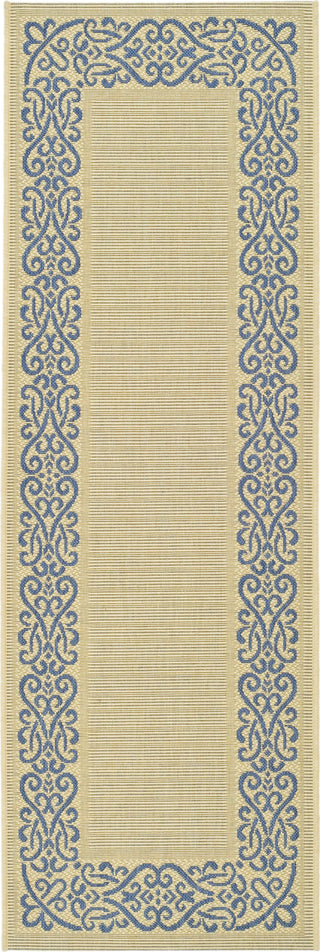 Safavieh Courtyard CY1588 Natural/Blue Area Rug 