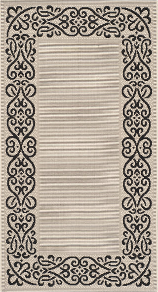 Safavieh Courtyard CY1588 Sand/Black Area Rug 