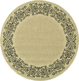 Safavieh Courtyard CY1588 Sand/Black Area Rug 