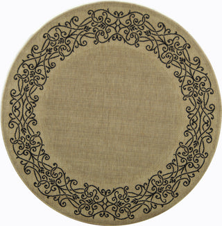 Safavieh Courtyard CY1588 Sand/Black Area Rug 