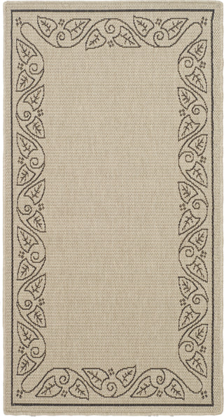 Safavieh Courtyard CY1677 Sand/Black Area Rug 