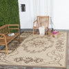 Safavieh Courtyard CY1893 Natural/Brown Area Rug Room Scene Feature