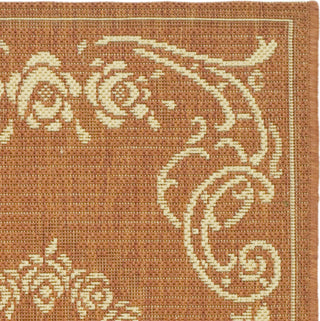 Safavieh Courtyard CY1893 Terracotta/Natural Area Rug 