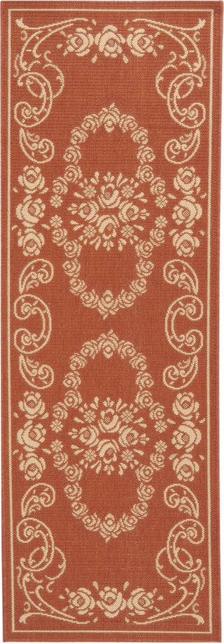 Safavieh Courtyard CY1893 Terracotta/Natural Area Rug 