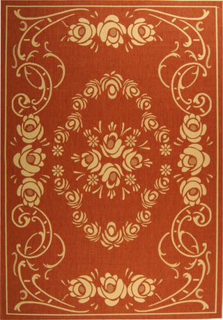 Safavieh Courtyard CY1893 Terracotta/Natural Area Rug 