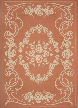 Safavieh Courtyard CY1893 Terracotta/Natural Area Rug 