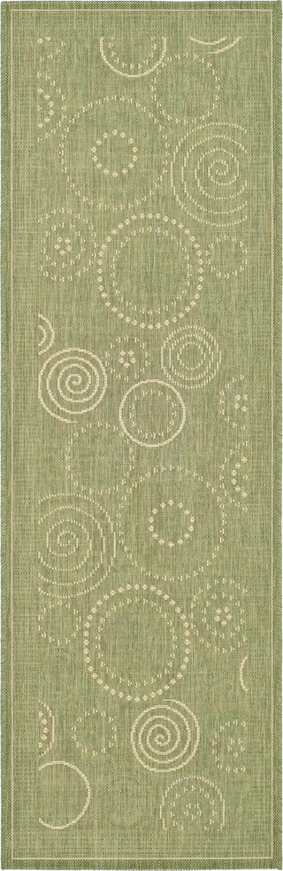 Safavieh Courtyard CY1906 Olive/Natural Area Rug 