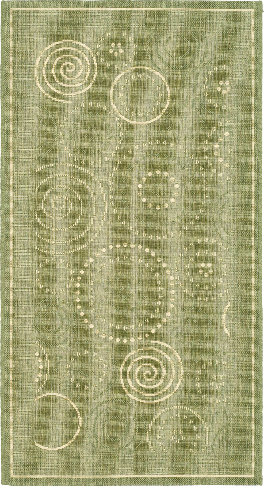 Safavieh Courtyard CY1906 Olive/Natural Area Rug main image