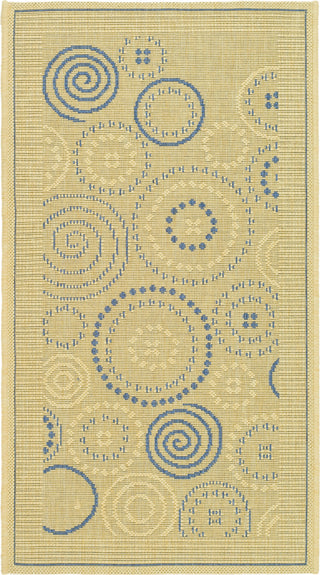 Safavieh Courtyard CY1906 Natural/Blue Area Rug main image