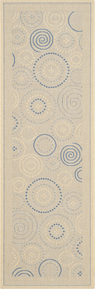 Safavieh Courtyard CY1906 Natural/Blue Area Rug 