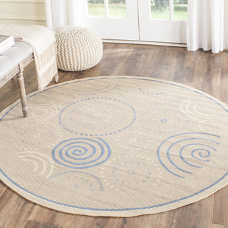 Safavieh Courtyard CY1906 Natural/Blue Area Rug 