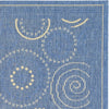 Safavieh Courtyard CY1906 Blue/Natural Area Rug 