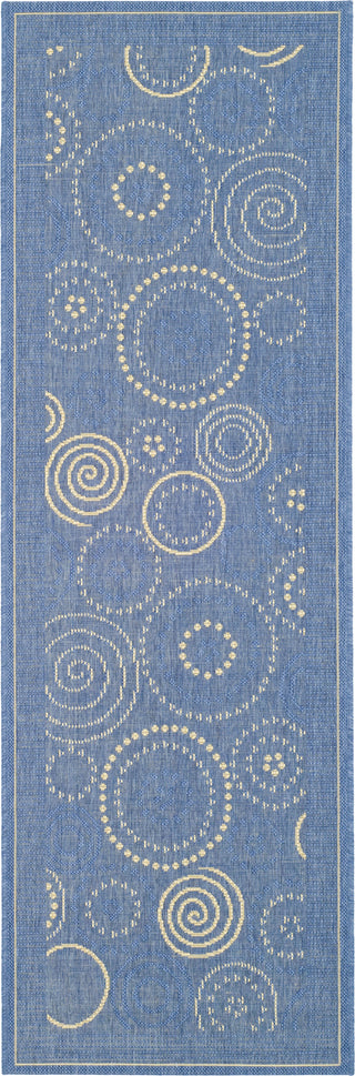 Safavieh Courtyard CY1906 Blue/Natural Area Rug 