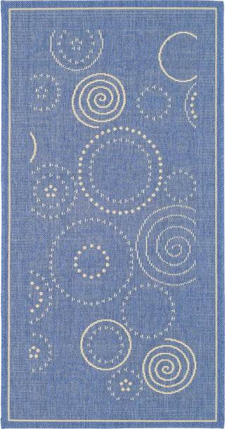 Safavieh Courtyard CY1906 Blue/Natural Area Rug main image