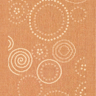 Safavieh Courtyard CY1906 Terracotta/Natural Area Rug 