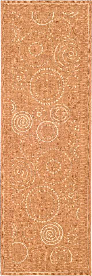 Safavieh Courtyard CY1906 Terracotta/Natural Area Rug 