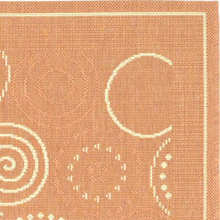 Safavieh Courtyard CY1906 Terracotta/Natural Area Rug 