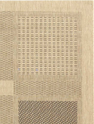 Safavieh Courtyard CY1928 Sand/Black Area Rug 