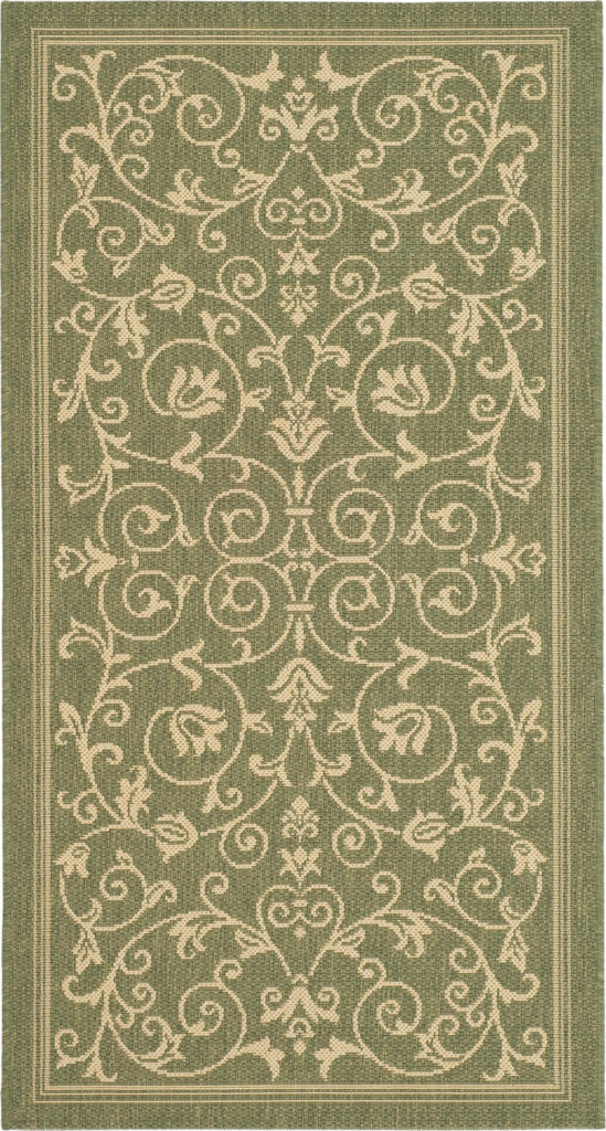 Safavieh Courtyard CY2098 Olive/Natural Area Rug main image