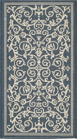 Safavieh Courtyard CY2098 Navy/Beige Area Rug main image