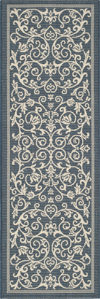 Safavieh Courtyard CY2098 Navy/Beige Area Rug 